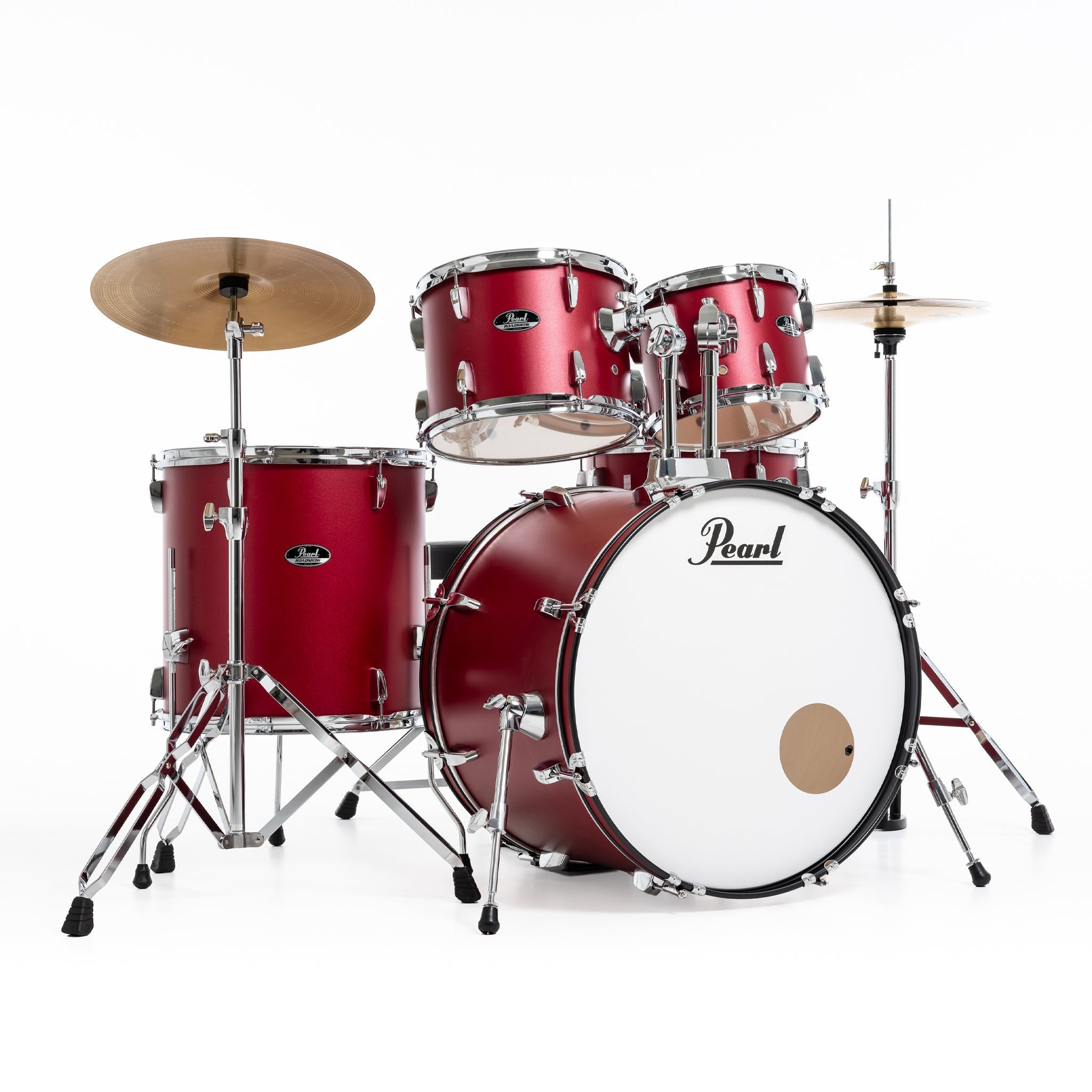 Pearl Roadshow 20\" fusion drum kit - Matte red