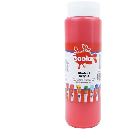 SCO ACRYLIC 500ML BRILLIANT RED