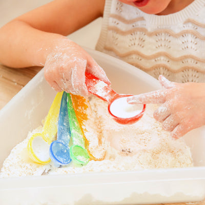 TRASNLCUENT MEASURING SPOONS , PK5