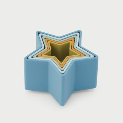 SILISOFT STAR STACKING CUPS (NEUTRAL), PK5