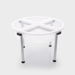 QUADRANT TRAYS & STAND, SET