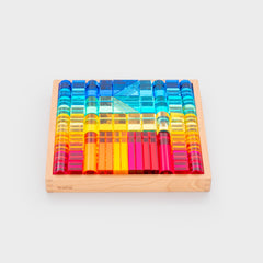 GEM BUILDING SHAPES TRAY, PK78+Tray