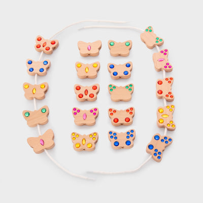 BUTTERFLY LACING JEWELS , PK20 & 2 laces