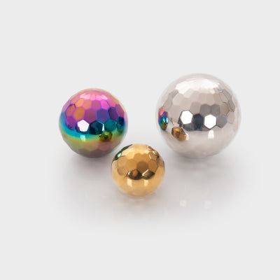 SENSORY STEEL MOSAIC MYSTERY BALLS - PK3, PK3