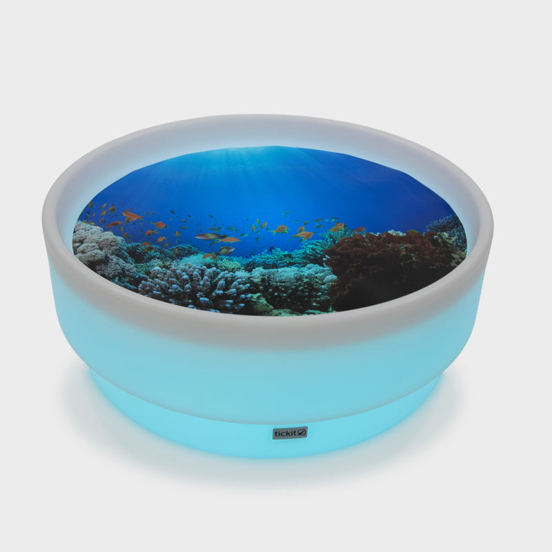 DISCOVERY GLOW LOW TABLE + UNDER THE SEA DISCOVERY PLAY MAT, SET