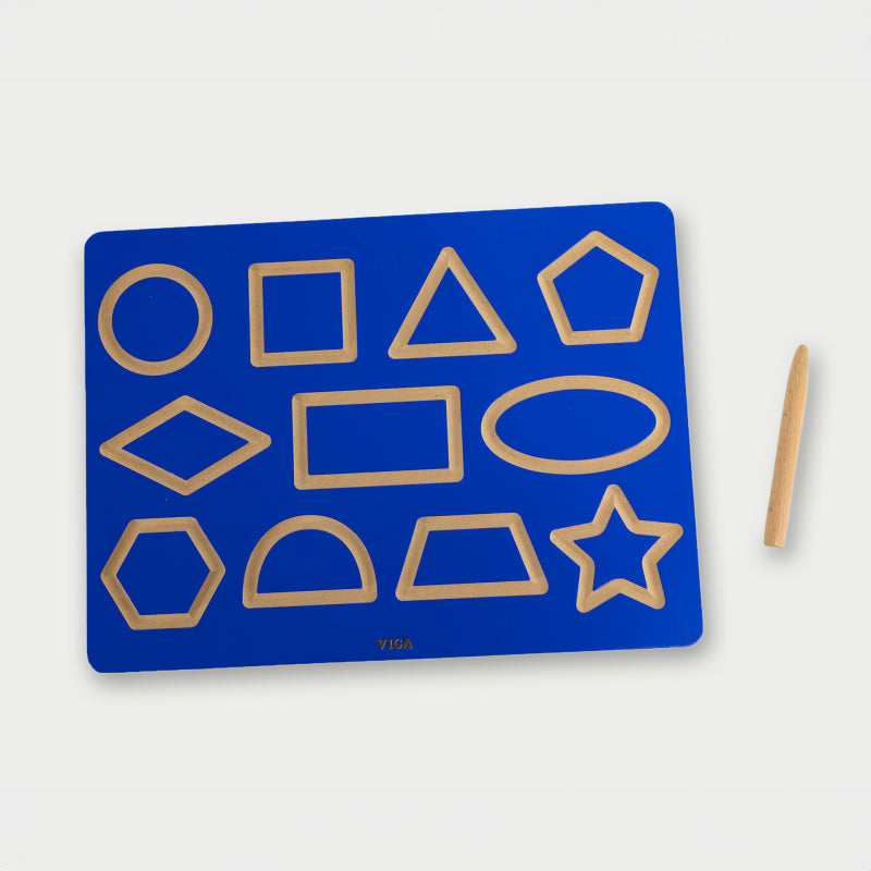 SHAPES TRACING BOARD, EACH