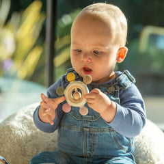 SILISOFT RATTLE TEETHER (EARTH), EACH