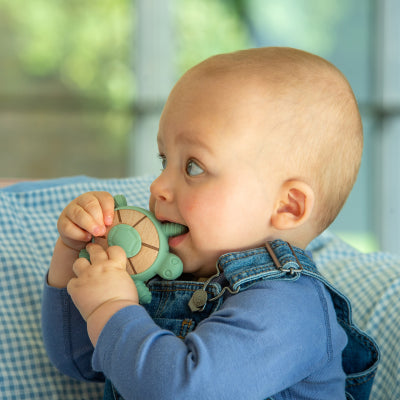 SILISOFT TURTLE TEETHER (NEUTRAL), EACH