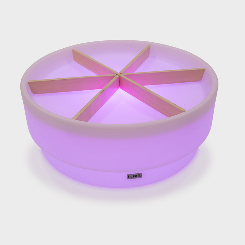 DISCOVERY GLOW LOW TABLE + DISCOVERY DIVIDERS, SET