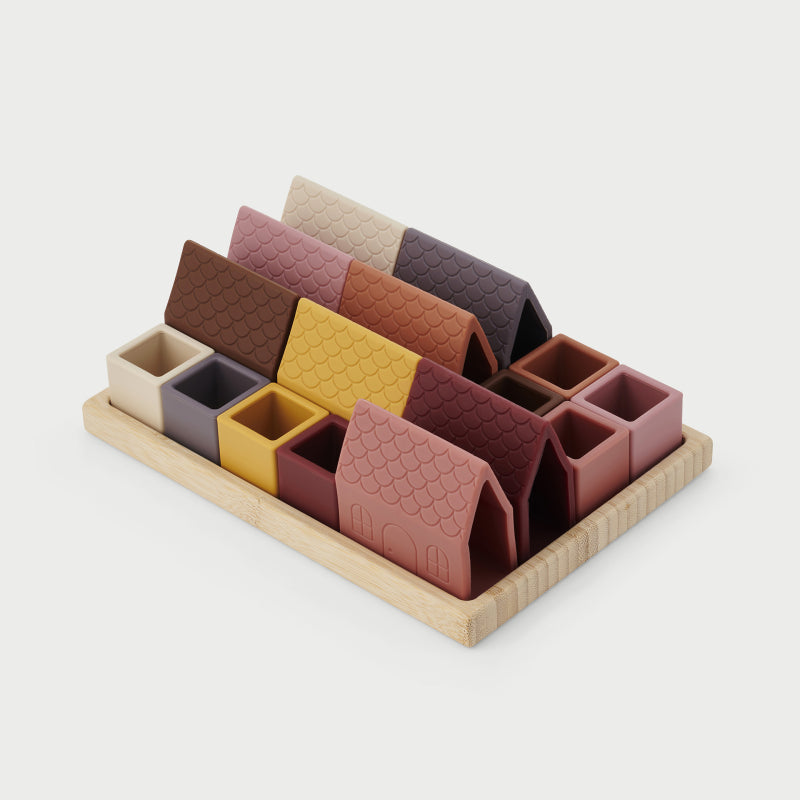 SILISOFT VILLAGE BLOCKS (EARTH), PK16