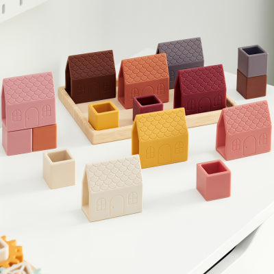 SILISOFT VILLAGE BLOCKS (EARTH), PK16