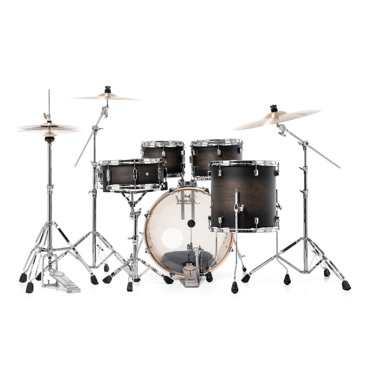 Pearl Decade Maple fusion drum kit - Black burst
