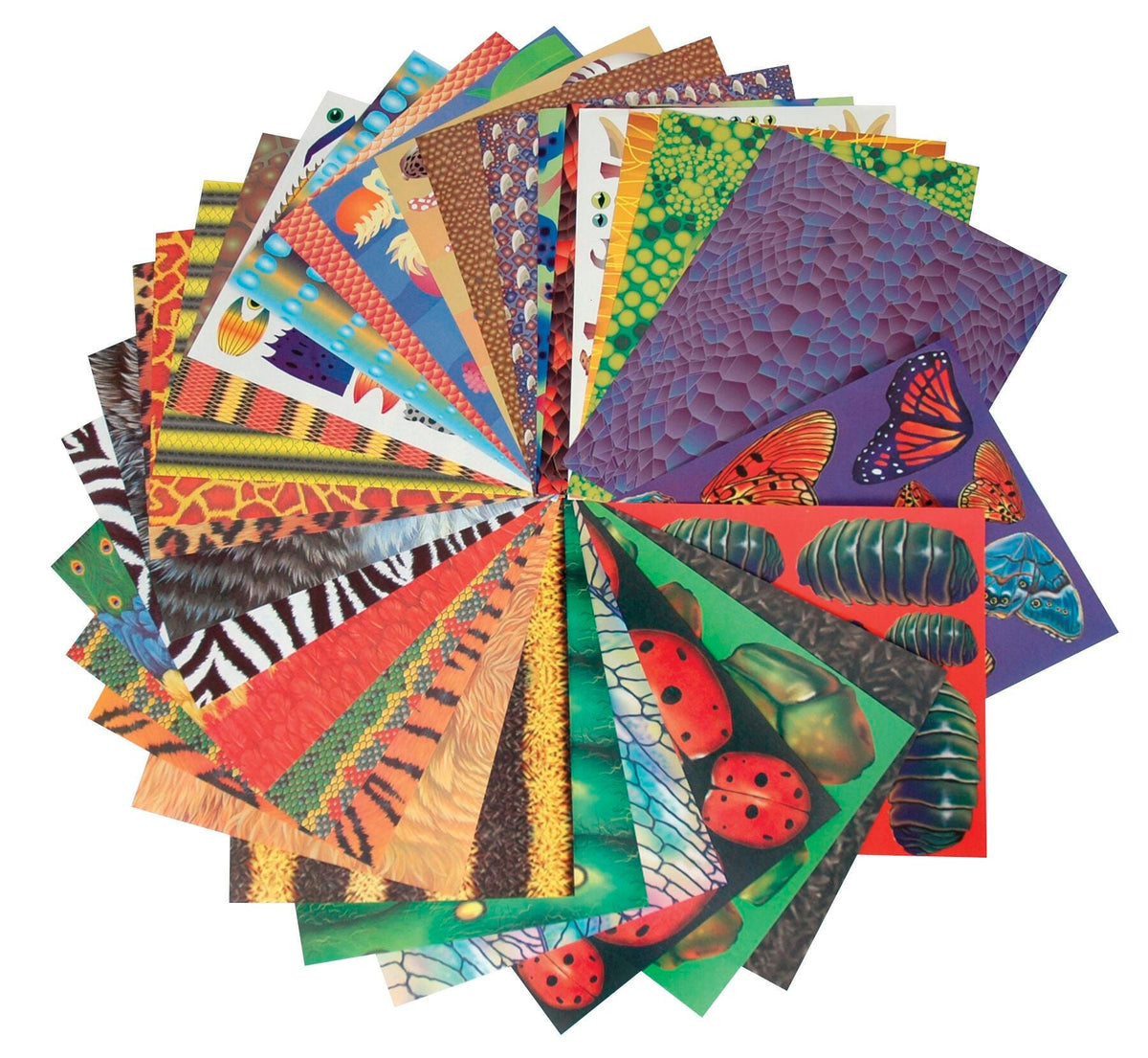 PAPER ANIMAL AND CREATURES PACK OF 96