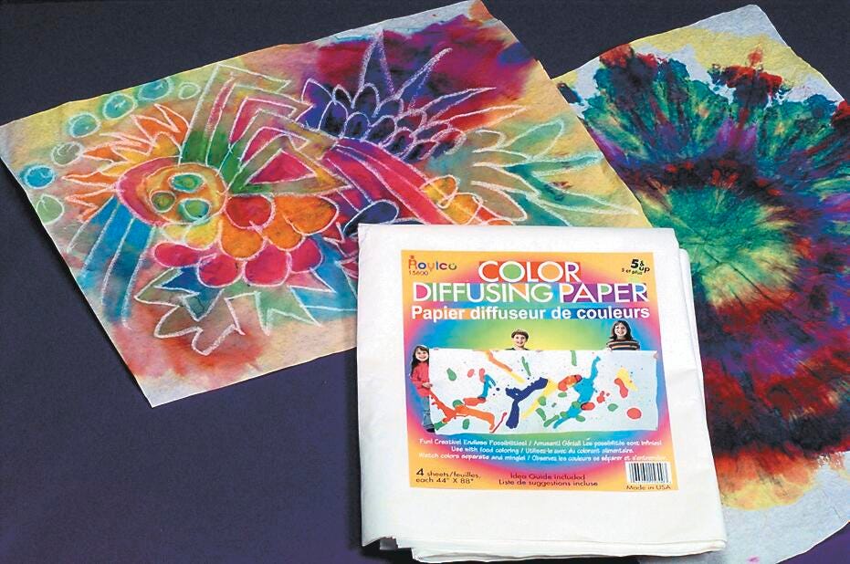 PAPER COLOR DIFFUSING 12X18 SHEETS PACK OF 50