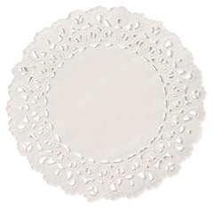 PAPER DOILIE ROUND 4 INCH WHITE PK OF 100 SCHOOL SMART