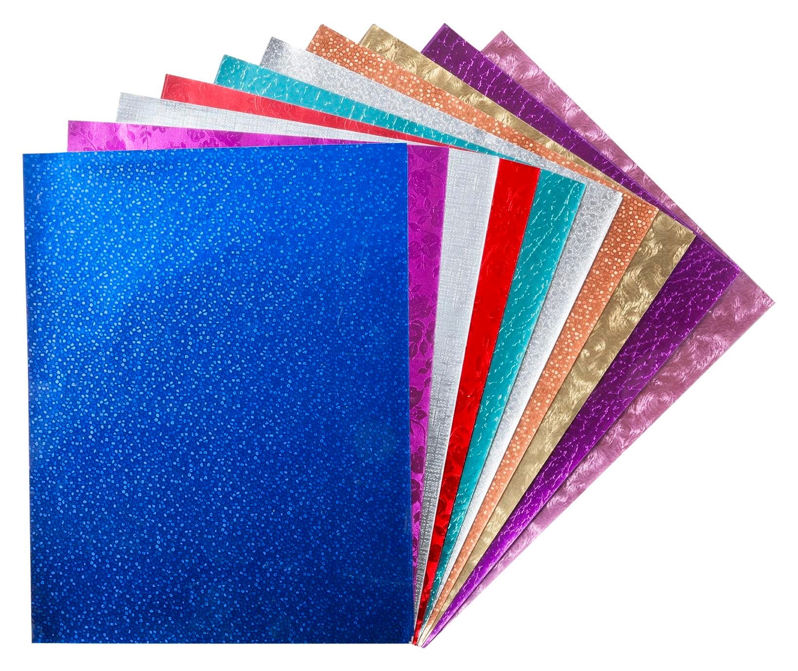 PAPER METALLIC FOIL 8.5X10 IN EMBOSSED PK OF 30