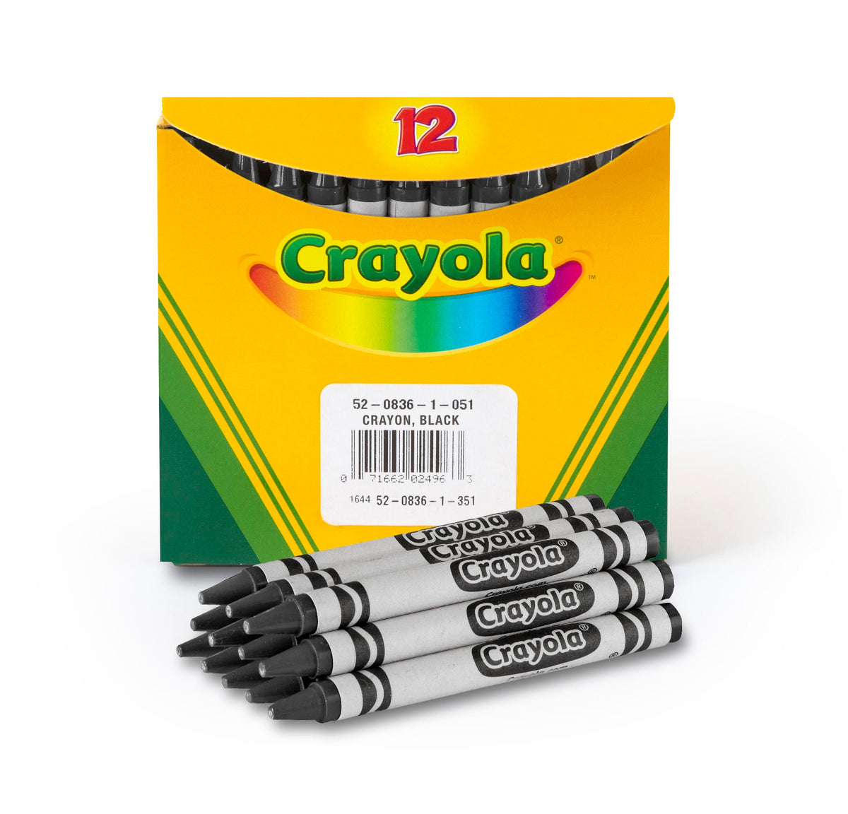 CRAYONS CRAYOLA STANDARD BLACK REFILLS PACK OF 12