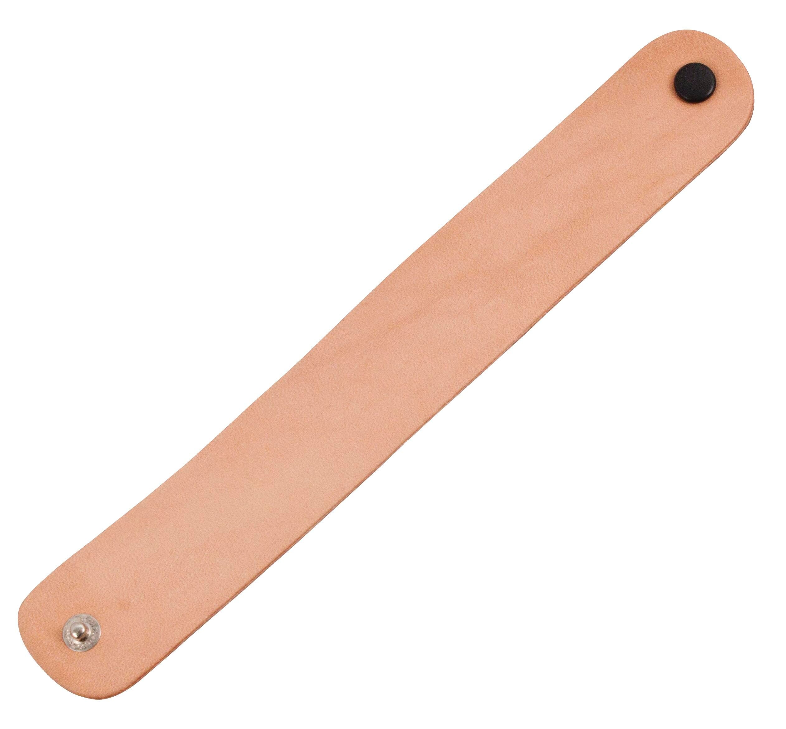 WRISTBANDS LEATHER MEDIUM PACK OF 24