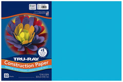 CONST PPR 12X18 ATOMIC BLUE TRURAY 50 SHTS
