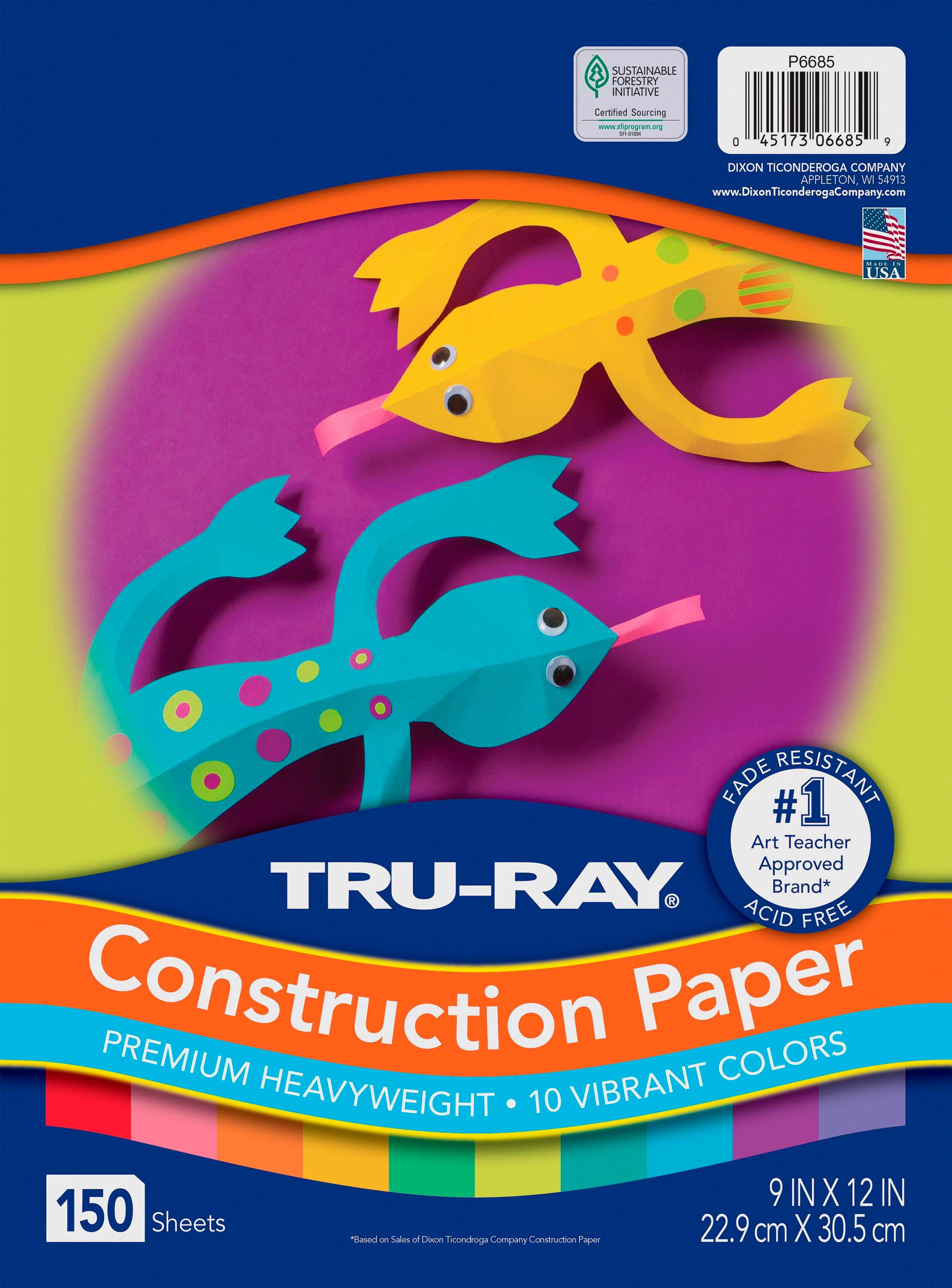 CONST PPR 9X12 VIBRANT TRURAY 150 SHTS