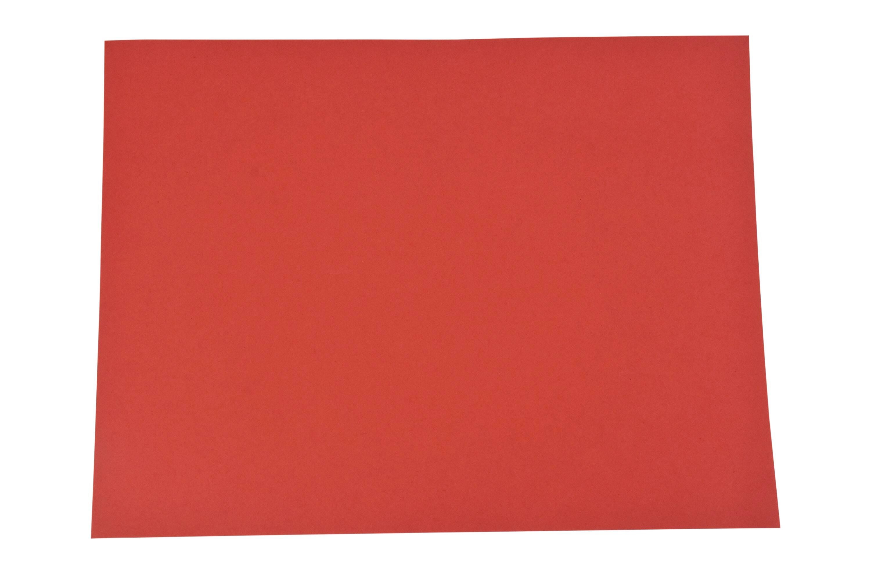 PAPER SAX COLORED ART 12X18 RED 50 SHTS