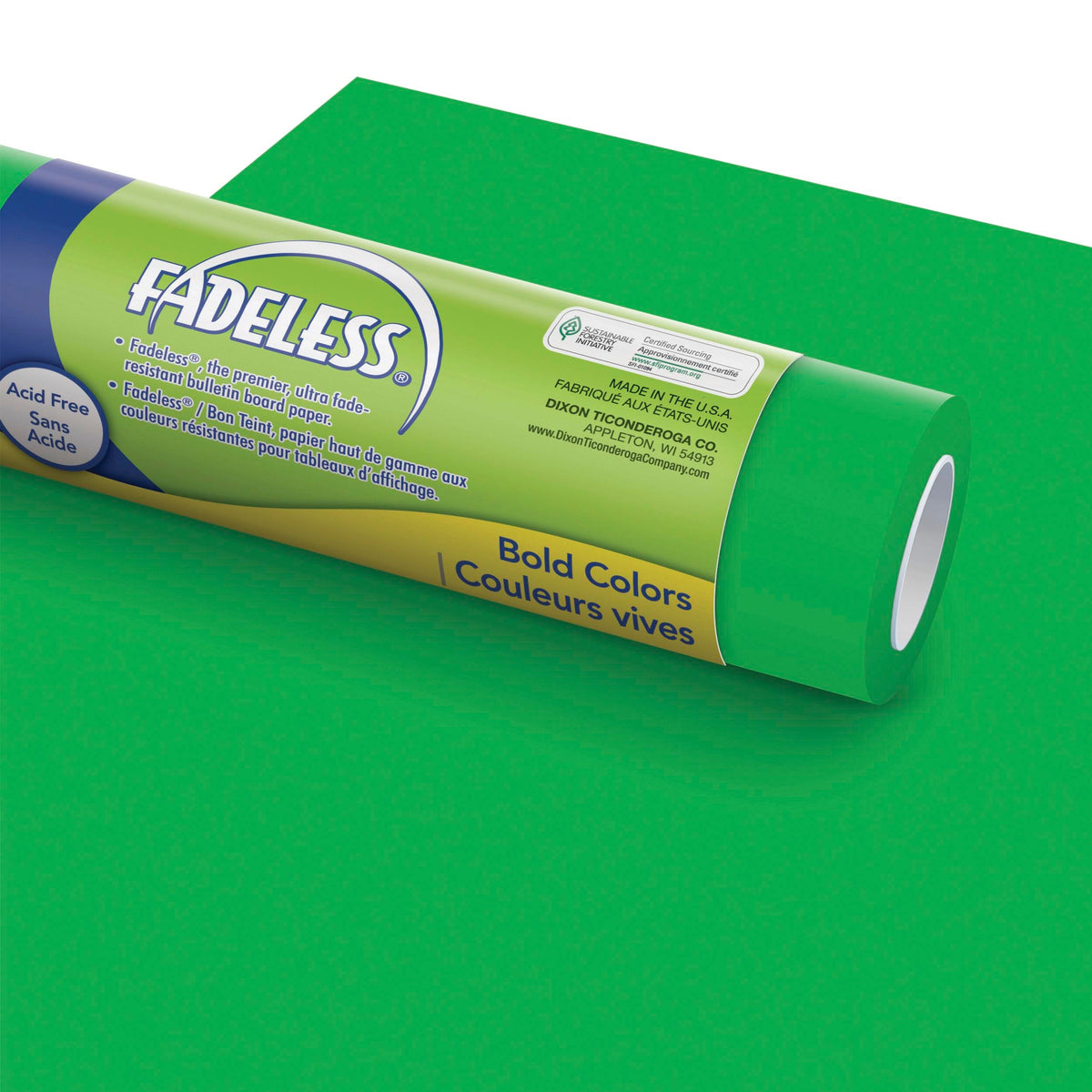 PAPER ROLL FADELESS 24 IN X 60 FT APPLE GREEN