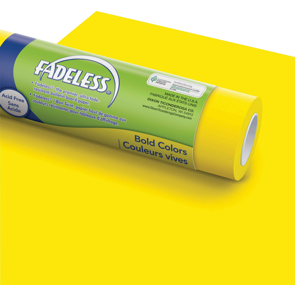 PAPER ROLL FADELESS 48 IN X 200 FT CANARY