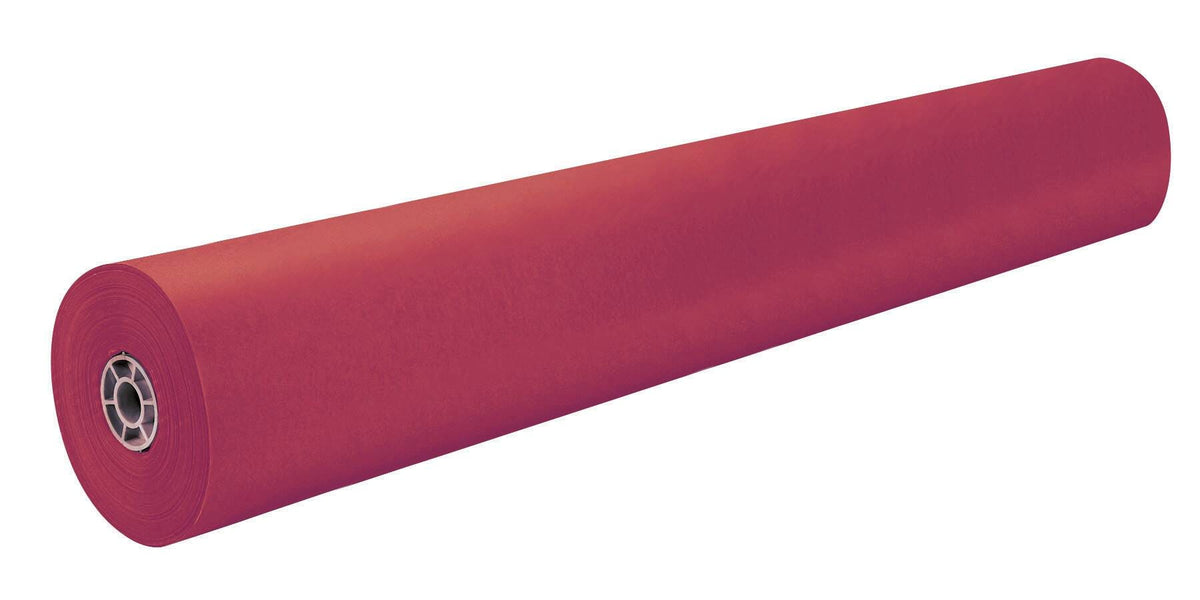 PAPER ROLL RAINBOW KRAFT 36 IN X 1000 FT SCARLET