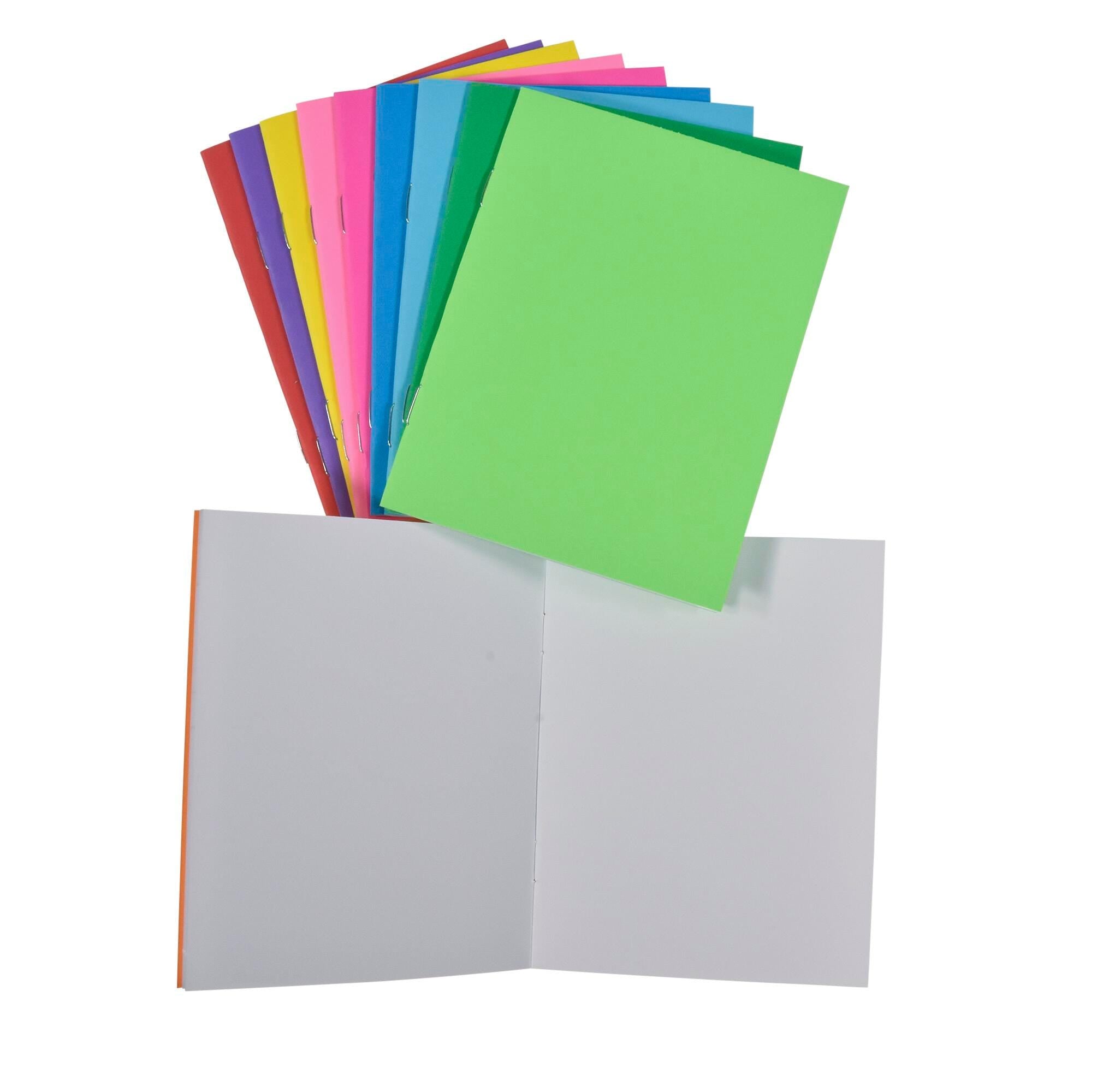 BOOK BLANK 4.25X5.5IN ASST CLRS 12 SHTS PACK OF 10