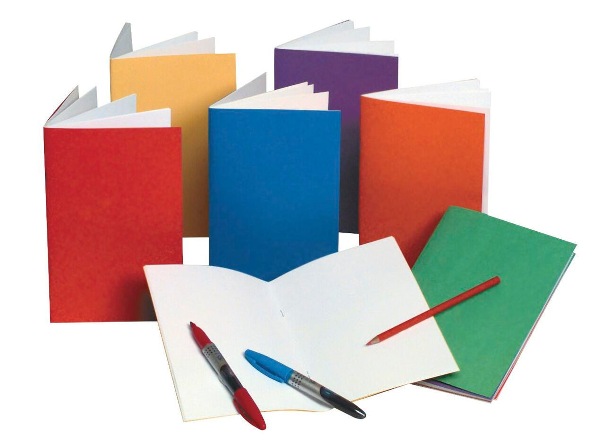 BOOK BLANK 8.5X11IN ASST CLRS 12 SHTS PACK OF 6