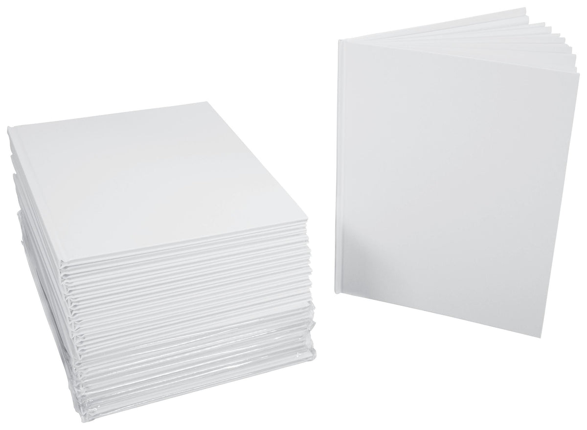 BOOK BLANK HARDCOVER PORTRAIT 8.5X11IN PK OF 24