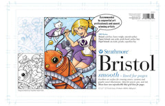 PAD BRISTOL STRATHMORE SEQUENTIAL 11X17 IN 100 LB 24 SHTS