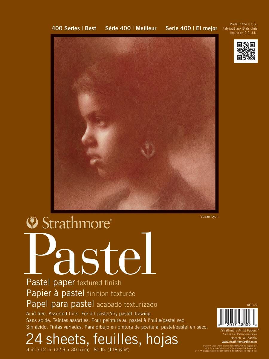 PAD PASTEL 400 SERIES 11X14 IN 80 LB 24 SHTS