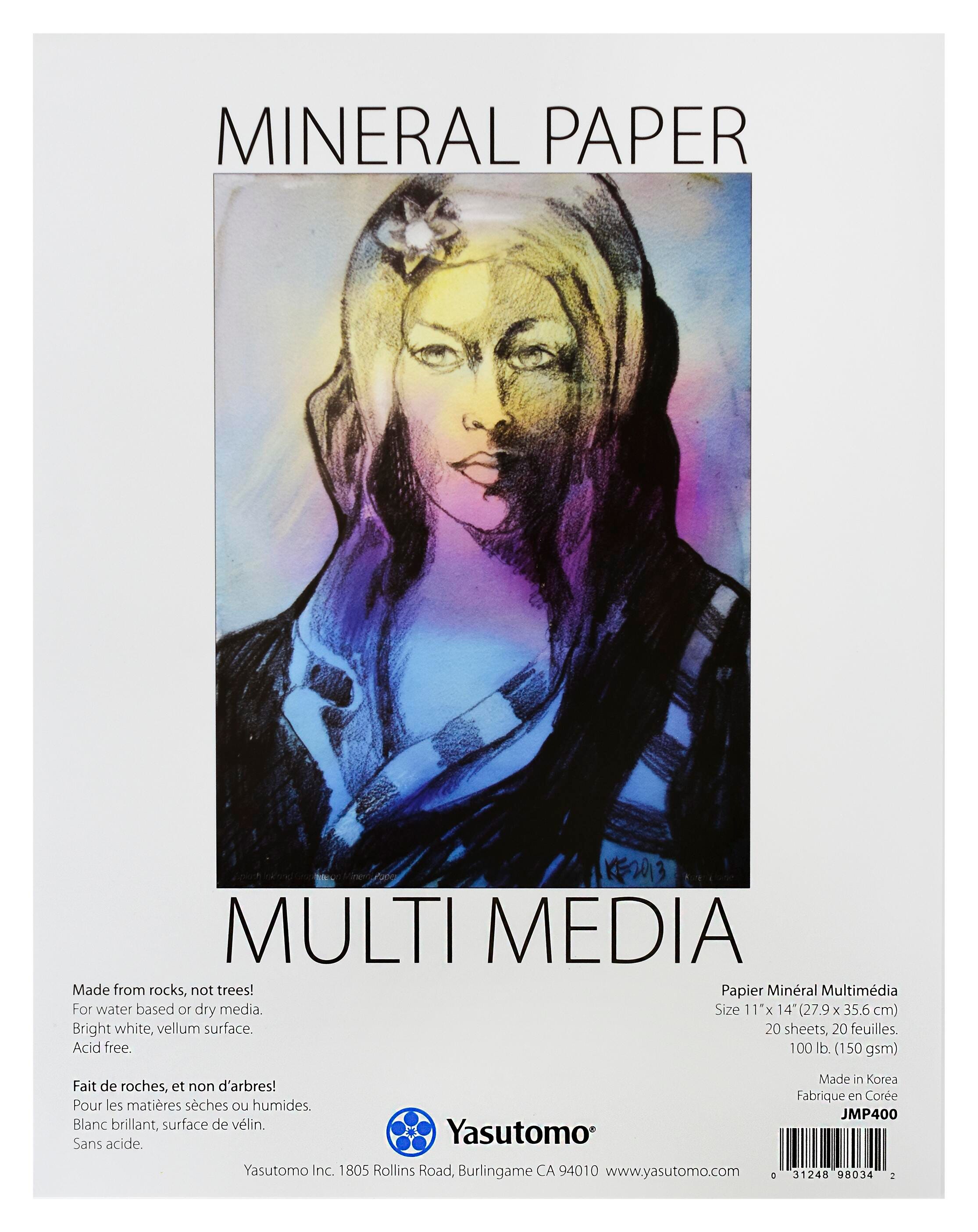 PAPER PAD MINERAL PAPER 11 X 14 IN 100 LB 20 SHTS