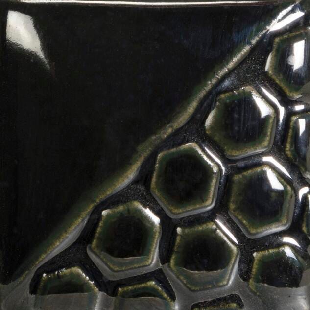 GLAZE MAYCO ELEMENTS EL-120 BLACK ICE PINT