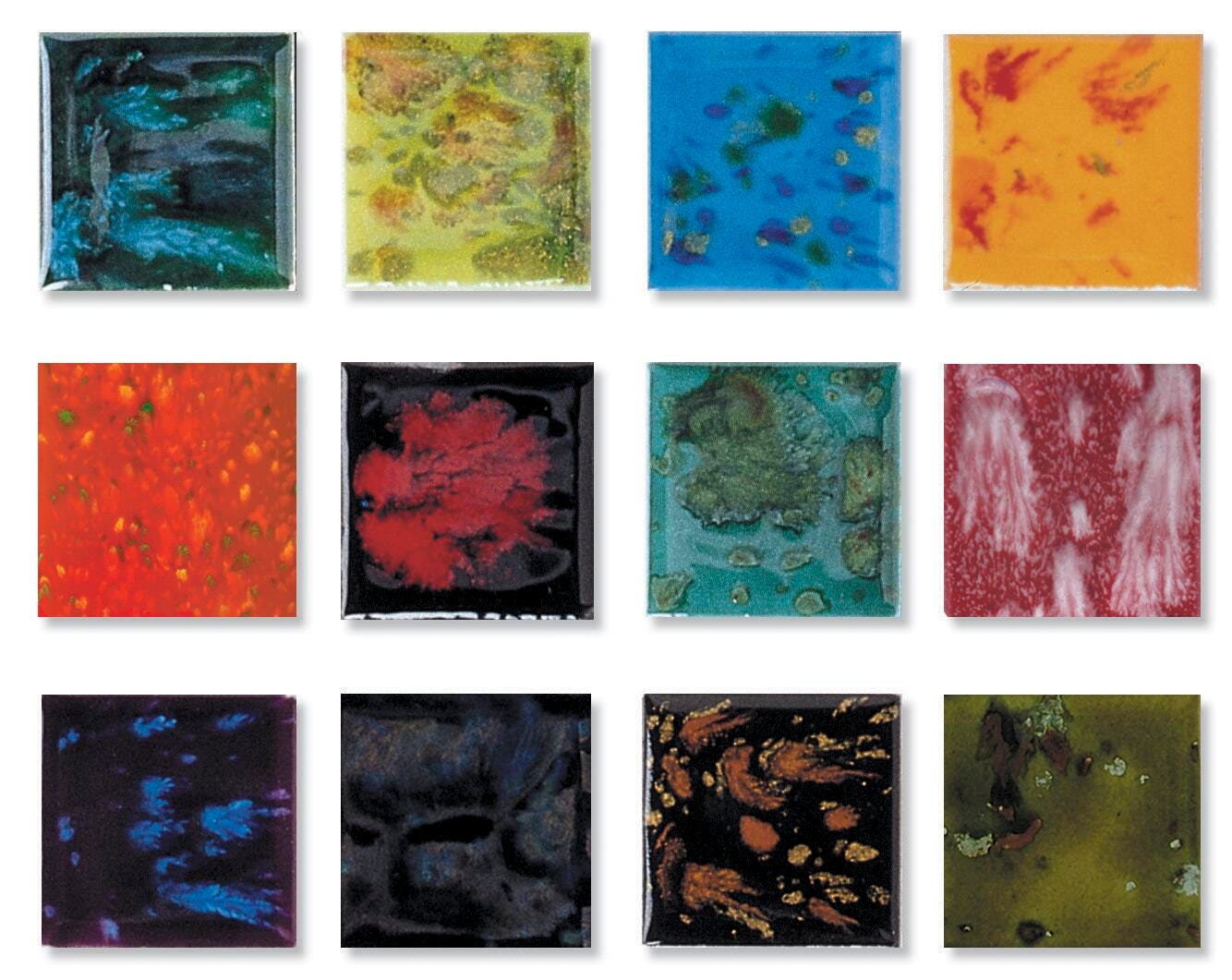 GLAZE SAX COLORBURST ASST 4 OZ SET OF 12