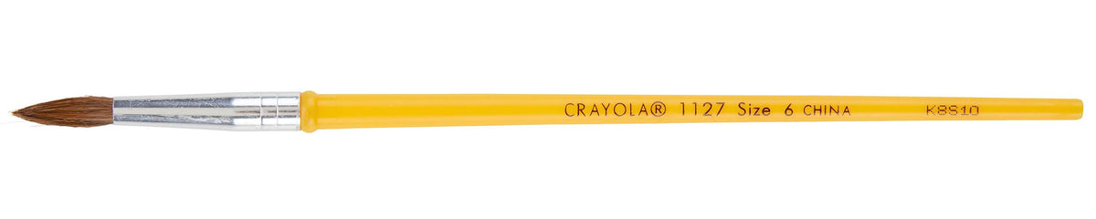 BRUSH CRAYOLA 1127 CAMEL HAIR WATERCOLOR SZ 6