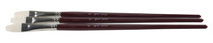 BRUSH OPTIMUM WHT TKLN LH FLT SZ 8 - SAX PACK OF 3