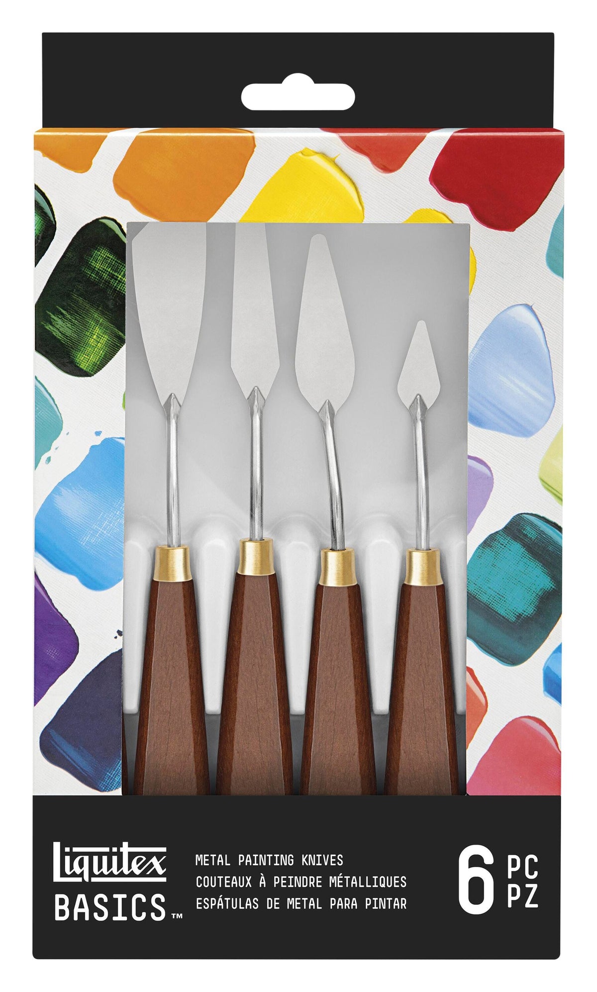 KNIVES PAINTING LIQUITEX METAL SET OF 6