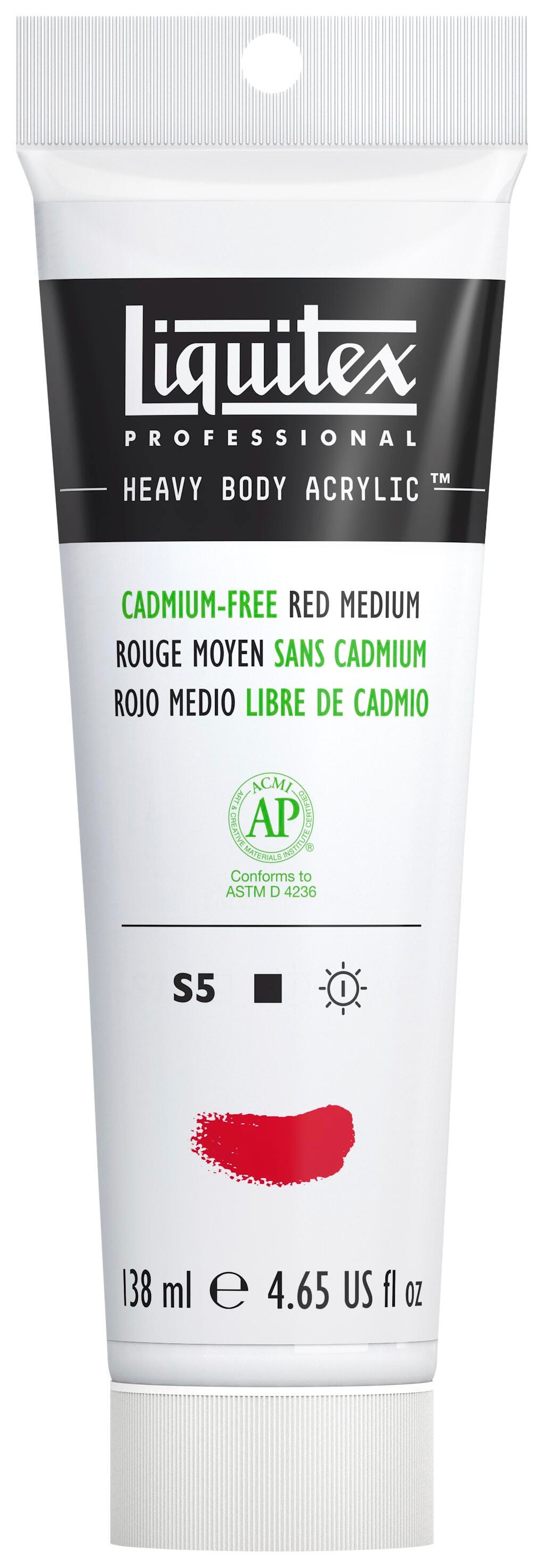PAINT ACRYLIC HB LIQUITEX CADMIUM FREE RED MEDIUM 4.65 OZ