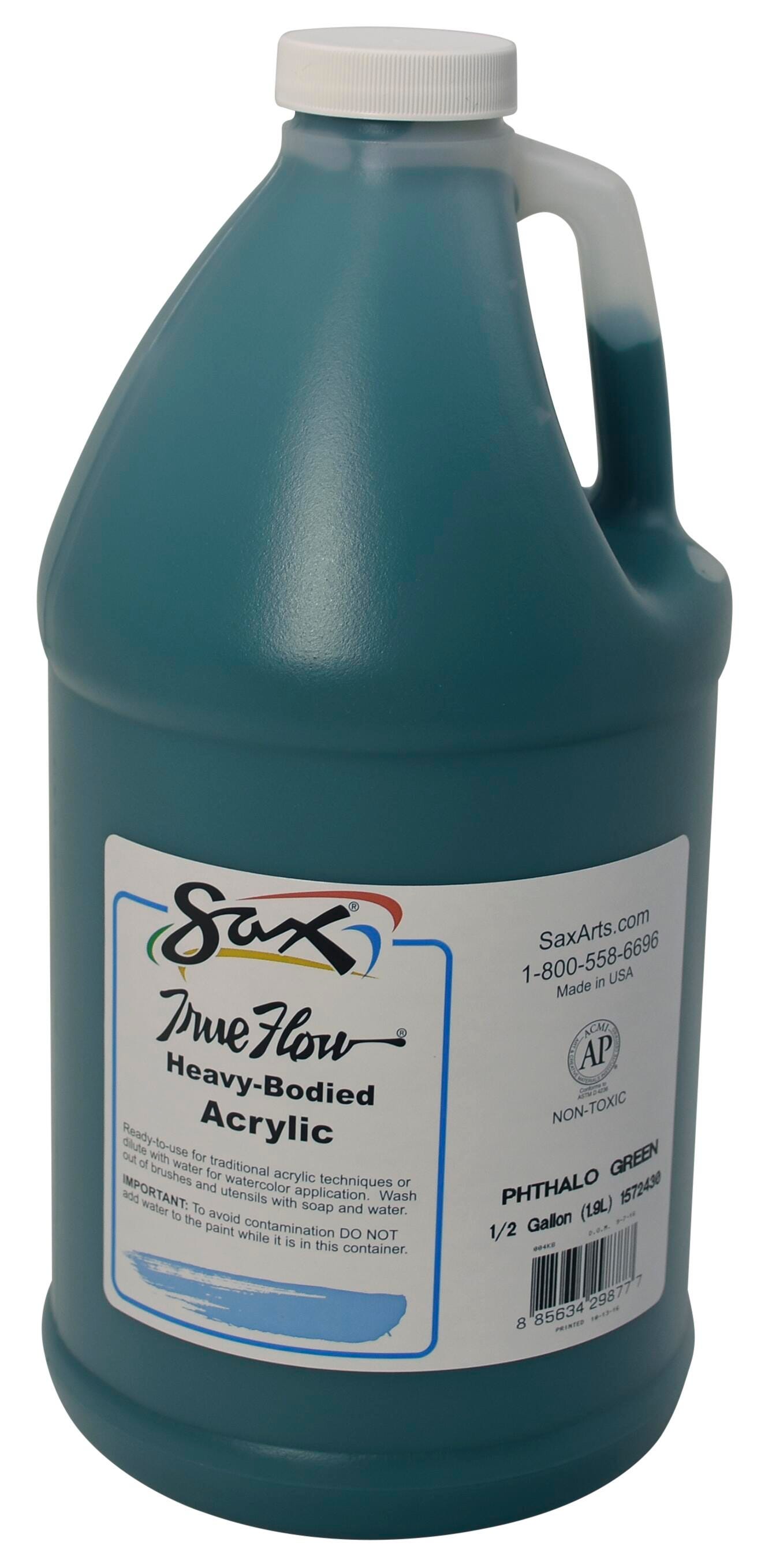 PAINT ACRYLIC HB SAX PHTHALO GREEN HALF GALLON