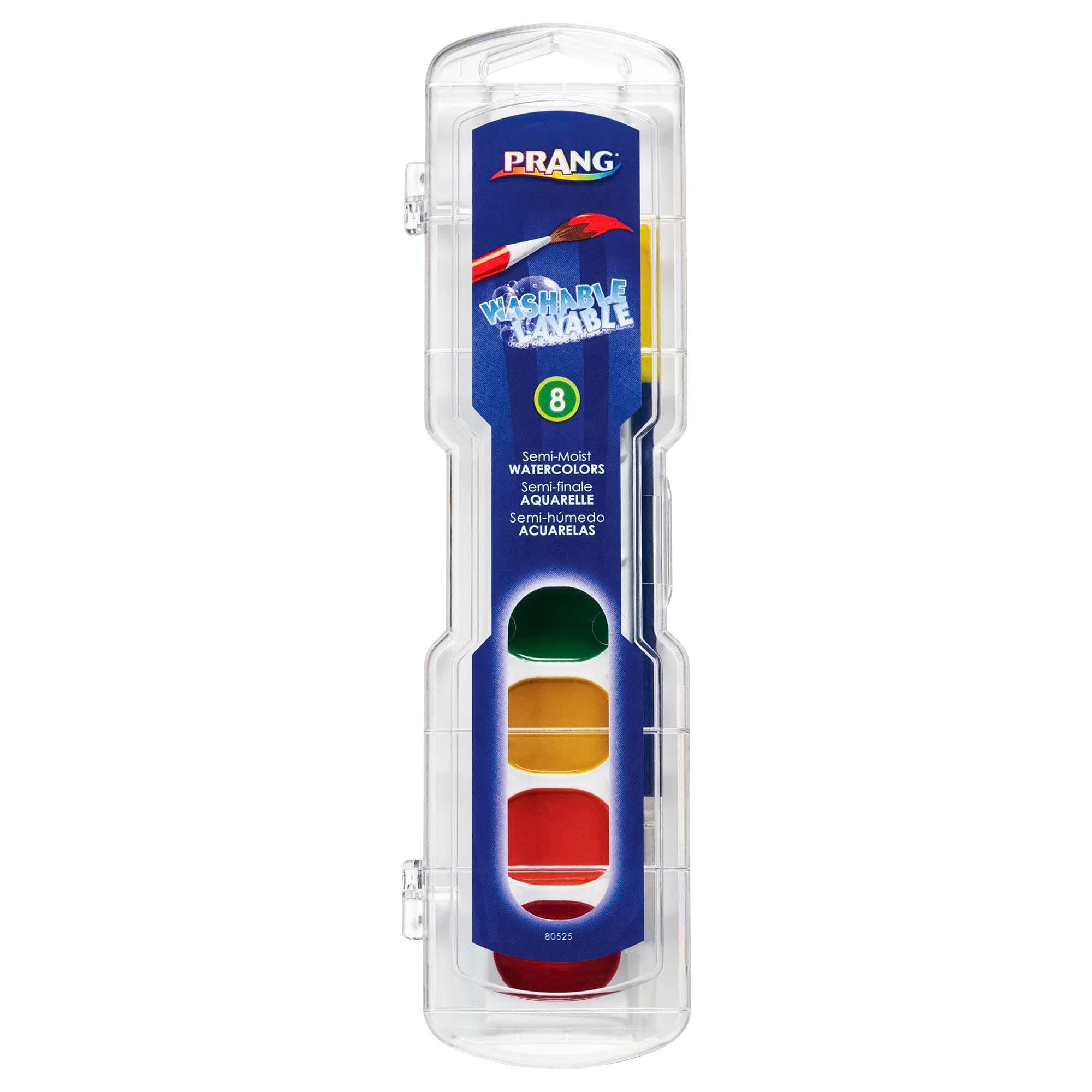 PAINT WATERCOLOR WASH PRANG 8 COLOR OVAL W/BRUSH