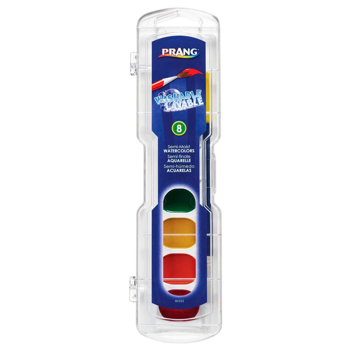 PAINT WATERCOLOR WASH PRANG 8 COLOR OVAL W/BRUSH