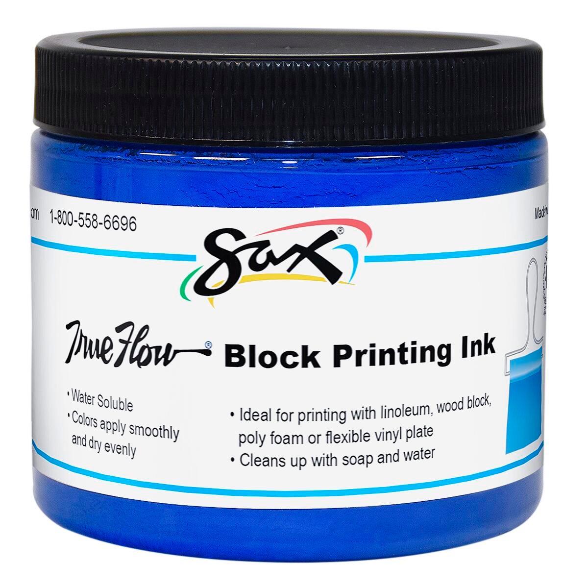 INK BLOCK PRINTING SAX  PINT PRIMARY BLUE