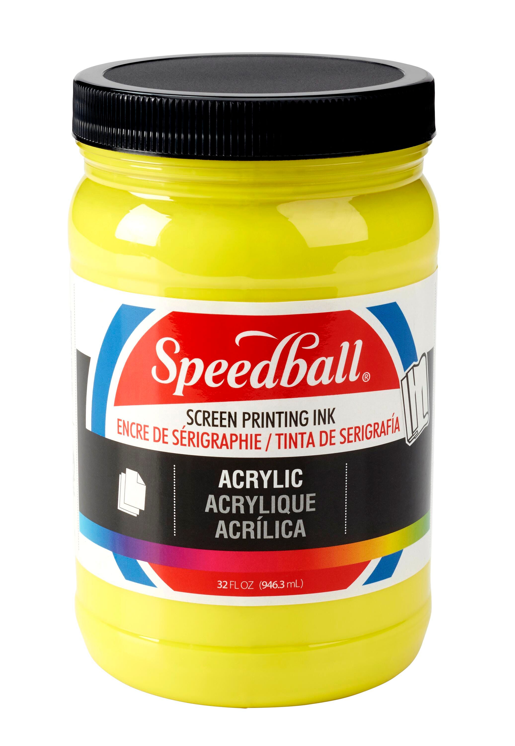 INK SCREEN PRINTING ACRYLIC QUART YELLOW