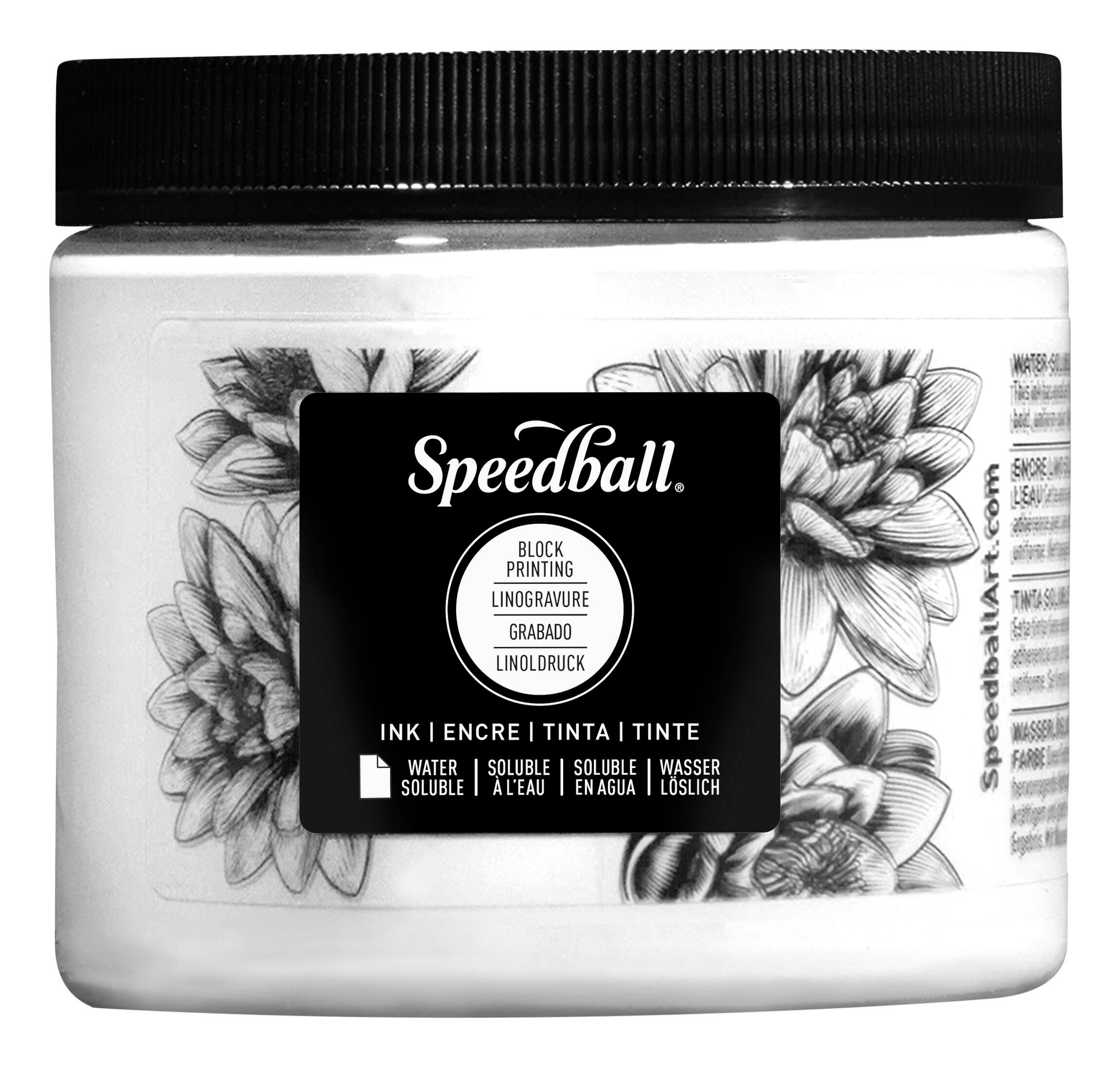 INK WATER SOLUBLE BLOCK PRINTING PINT WHITE