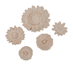 PRINT SET SAX FLOWER IMPRESSIONS SET OF 5