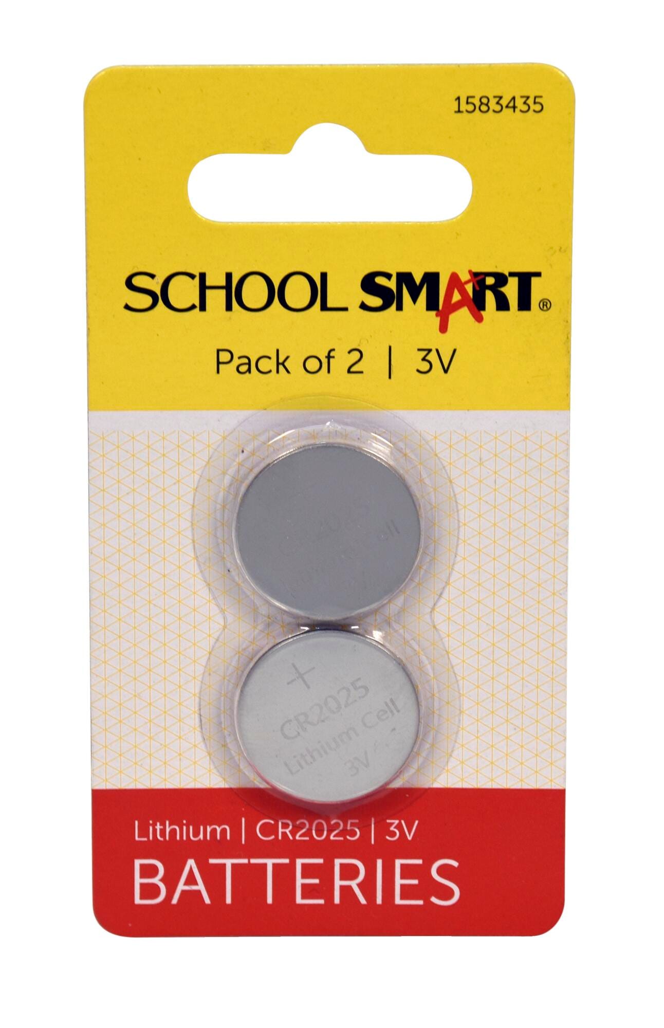BATTERY - LITHIUM - 3 VOLT - CR2025 - 1583435 - 2 PACK