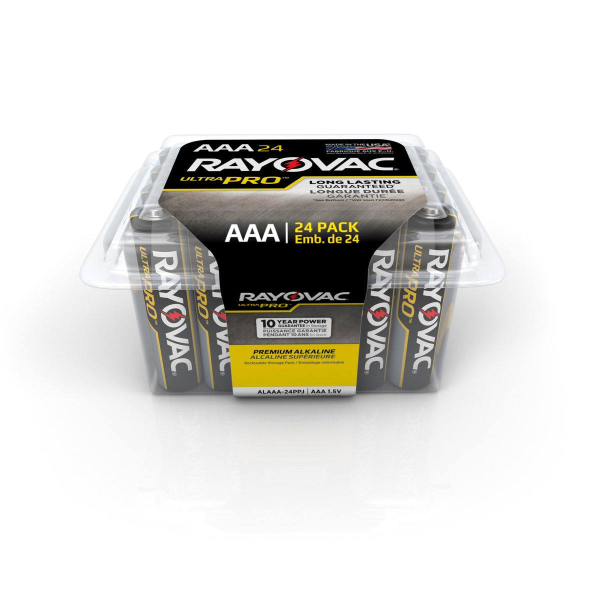 BATTERY - RAYOVAC ULTRA PRO ALKALINE AAA BATTERY - PACK OF 24
