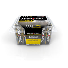 BATTERY - RAYOVAC ULTRA PRO ALKALINE AAA BATTERY - PACK OF 24